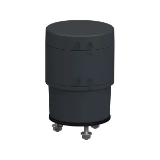 Schneider Electric XV6C21BP, Harmony XV6, Ø60mm Işıklı Kolon Taban Modülü, 24 Volt AC/DC, 3 Pinli Adaptör ve Kapak Dahil