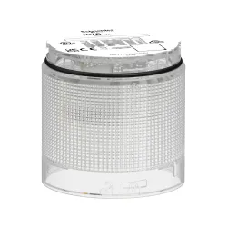 Schneider Electric XV6C23C, Harmony XV6, Ø60mm, Şeffaf Lensli Yeşil Sabit LED Işıklı Kolon Modülü