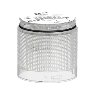 Schneider Electric XV6C24C, Harmony XV6, Ø60mm, Şeffaf Lensli Kırmızı Sabit LED Işıklı Kolon Modülü