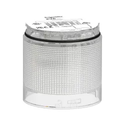 Schneider Electric XV6C25C, Harmony XV6, Ø60mm, Şeffaf Lensli Turuncu Sabit LED Işıklı Kolon Modülü