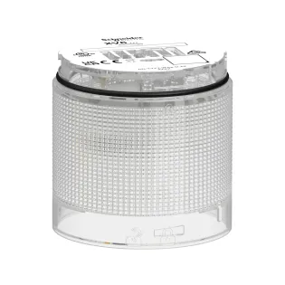 Schneider Electric XV6C25C, Harmony XV6, Ø60mm, Şeffaf Lensli Turuncu Sabit LED Işıklı Kolon Modülü
