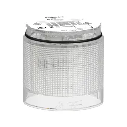 Schneider Electric XV6C26C, Harmony XV6, Ø60mm, Şeffaf Lensli Mavi Sabit LED Işıklı Kolon Modülü
