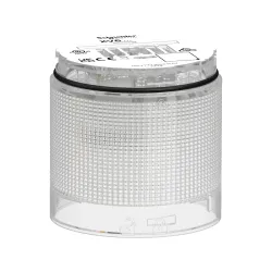 Schneider Electric XV6C27, Harmony XV6, Ø60mm, Beyaz Sabit LED Işıklı Kolon Modülü