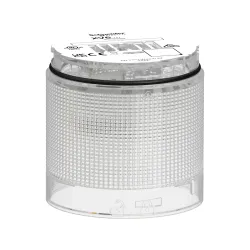 Schneider Electric XV6C57, Harmony XV6, Ø60mm, Beyaz Yanıp Sönen LED Işıklı Kolon Modülü
