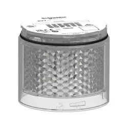 Schneider Electric XVB7CM9, Harmony XVB7, Ø70mm, 8 Renkli ve 4 Modlu Çok Fonksiyonlu LED Işıklı Kolon Modülü, Şeffaf Lensli
