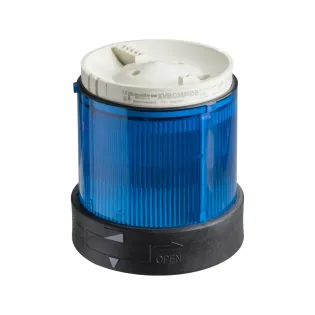 Schneider Electric XVBC5B6, Harmony XVB, Işıklı Kolonlar için Sinyal Modülü, Flaşör Işıklı, Mavi, Ledli, 24 Volt AC/DC