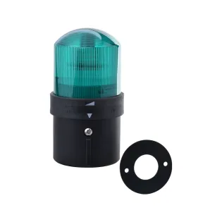Schneider Electric XVBL1B3, Harmony XVB, Işıklı İkaz Lambası, Flaşör Işıklı, Yeşil, Ledli, 24 Volt AC/DC