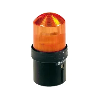 Schneider Electric XVBL1B5, Harmony XVB, Işıklı İkaz Lambası, Flaşör Işıklı, Turuncu, Ledli, 24 Volt AC/DC