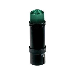 Schneider Electric XVBL8B3, Harmony XVB, Işıklı İkaz Lambası, Flaşör Işıklı, Yeşil, Ledli, 24 Volt AC/DC, 10 joule, Deşarj Tüplü