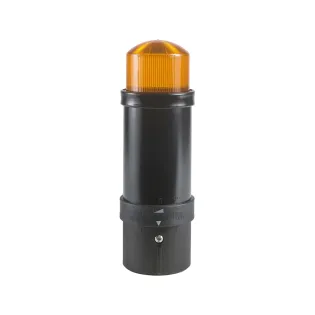 Schneider Electric XVBL8B5, Harmony XVB, Işıklı İkaz Lambası, Flaşör Işıklı, Turuncu, Ledli, 24 Volt AC/DC, 10 joule, Deşarj Tüplü