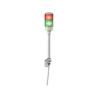 Schneider Electric XVGB2S, Easy Harmony XVG, Monoblok Montaj Ayağı ve L Dirsek Bağlantılı Buzzerlı ve Işıklı Kolon, 2 Katlı, Yeşil ve Kırmızı Ledli, 24 Volt AC/DC