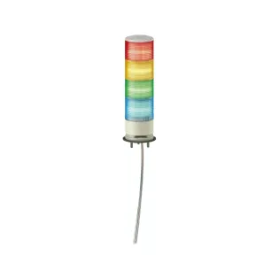 Schneider Electric XVGB4W, Easy Harmony XVG, Monoblok Doğrudan Bağlantılı Işıklı Kolon, 4 Katlı, Yeşil, Kırmızı, Sarı ve Mavi Ledli, 24 Volt AC/DC