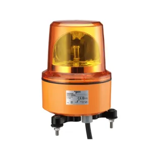 Schneider Electric XVR13B05L, Harmony XVR, Işıklı Döner Aynalı İkaz Lambası, Turuncu, Ledli, 24 Volt AC/DC, IP67