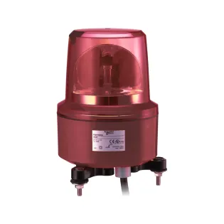 Schneider Electric XVR13M04L, Harmony XVR, Işıklı Döner Aynalı İkaz Lambası, Kırmızı, Ledli, 230 Volt AC, IP67