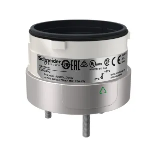 Schneider Electric XVUZ01Q, Harmony XVU, Işıklı Kolonlar için Doğrudan Bağlantı Plakası, Gri