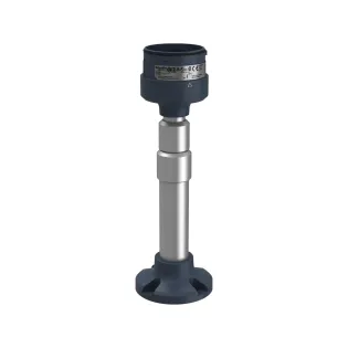 Schneider Electric XVUZ05, Harmony XVU, Işıklı Kolonlar için Yüksekliği Ayarlanabilir(210-385mm) Montaj Ayağı ve Alt Plaka, Siyah