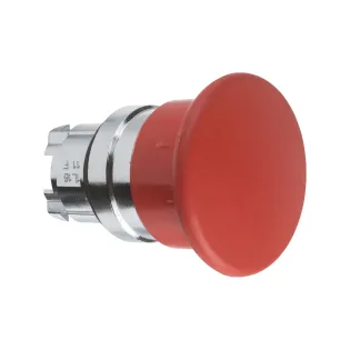 Schneider Electric ZB4BC4, Harmony Stil 4, Kırmızı, 40mm Yaylı Mantar Buton Kafası, 22mm