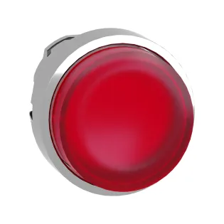 Schneider Electric ZB4BH43, Harmony Stil 4, Kırmızı, Işıklı Çıkıntılı Kalıcı Buton Kafası, 22mm