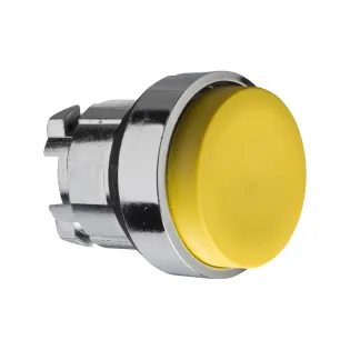 Schneider Electric ZB4BH5, Harmony Stil 4, Sarı, Çıkıntılı Kalıcı Buton Kafası, 22mm