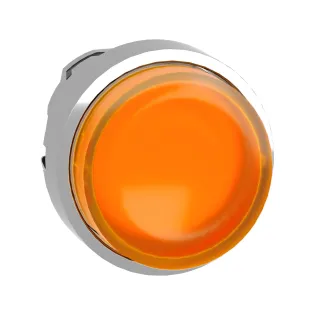 Schneider Electric ZB4BH53, Harmony Stil 4, Turuncu, Işıklı Çıkıntılı Kalıcı Buton Kafası, 22mm