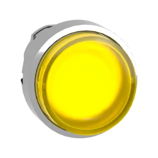 Schneider Electric ZB4BH83, Harmony Stil 4, Sarı, Işıklı Çıkıntılı Kalıcı Buton Kafası, 22mm