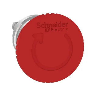 Schneider Electric ZB4BS844, Harmony Stil 4, Kırmızı, 40mm Acil Stop Buton Kafası, 22mm