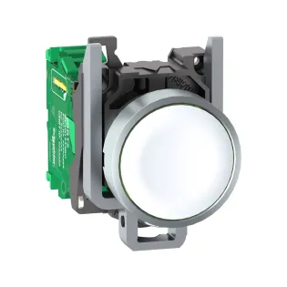 Schneider Electric ZB4RTA1, Harmony XB5R, Beyaz, Kablosuz Yaylı Buton, Metal Seri, Verici Dahil, 22mm