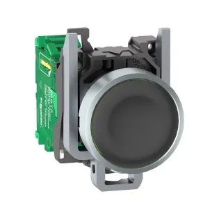 Schneider Electric ZB4RTA2, Harmony XB5R, Siyah, Kablosuz Yaylı Buton, Metal Seri, Verici Dahil, 22mm