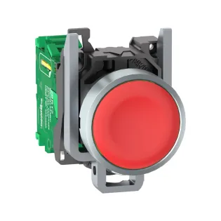 Schneider Electric ZB4RTA4, Harmony XB5R, Kırmızı, Kablosuz Yaylı Buton, Metal Seri, Verici Dahil, 22mm