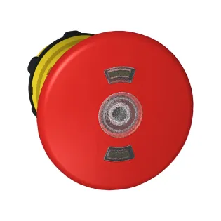 Schneider Electric ZB5AT8643M, Harmony Stil 5, Kırmızı, Işıklı Acil Stop Buton Kafası, 22mm
