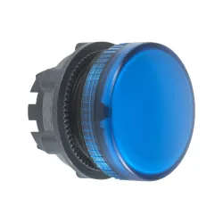 Schneider Electric ZB5AV06, Harmony Stil 5, XB5AV6 Serisi Sinyal Lambası için Kafa, Mavi