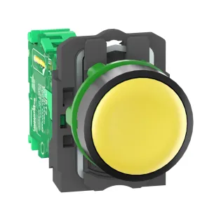 Schneider Electric ZB5RTA5, Harmony XB5R, Sarı, Kablosuz Yaylı Buton, Plastik Seri, Verici Dahil, 22mm