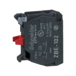 Schneider Electric ZBE102, Harmony Stil 4/5, Butonlar için Kontak Blok, 1NK