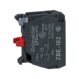 Schneider Electric ZBE102, Harmony Stil 4/5, Butonlar için Kontak Blok, 1NK