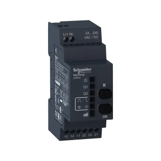 Schneider Electric ZBRRA, Harmony XB5R, 2 Röle Çıkışlı, 3 Amper, Kablosuz Butonlar için Monostable, Bistable veya Start-Stop Programlanabilir Alıcı, 24-240 Volt AC/DC, 2.4GHz ZigBee
