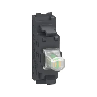 Schneider Electric ZBVB15, Harmony Stil 4 ve Stil 5, Beyaz LED Aydınlatma Bloğu, 24 Volt AC/DC, Yaylı Klemens Bağlantılı