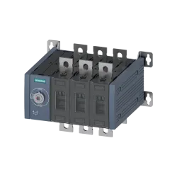 Siemens 3KC0348-0QE00-0AA0, Sentron 3KC, 800 Amper, 3 Kutuplu, Manuel Transfer Şalteri, Soldan Tahrikli, Boy 4