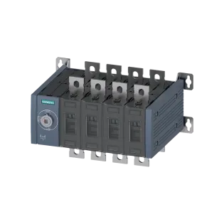 Siemens 3KC0436-0PE00-0AA0, Sentron 3KC, 200 Amper, 4 Kutuplu, Manuel Transfer Şalteri, Soldan Tahrikli, Boy 3