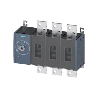 Siemens 3KD5030-0RE10-0, Sentron 3KD, 1250 Amper, 3 Kutuplu, Sigortasız Yük Ayırıcı, Soldan Tahrikli, Boy 5