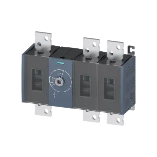 Siemens 3KD5230-0RE20-0, Sentron 3KD, 1250 Amper, 3 Kutuplu, Sigortasız Yük Ayırıcı, Ortadan Tahrikli, Boy 5