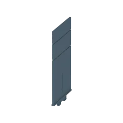 Siemens 3KD9108-6, Sentron 3KD, 3 Kutuplu Yük Ayırıcılar için Faz Ayırıcı Plaka Seti(6 Adet), Boy 2