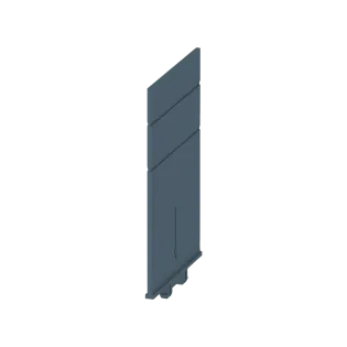 Siemens 3KD9108-6, Sentron 3KD, 3 Kutuplu Yük Ayırıcılar için Faz Ayırıcı Plaka Seti(6 Adet), Boy 2