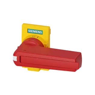 Siemens 3KD9201-2, Sentron 3KD, Yük Ayırıcılar için Tahrik Kolu, Standart Tip, Sarı-Kırmızı, Boy 2