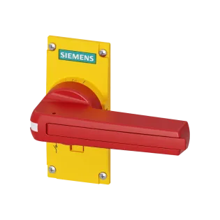 Siemens 3KD9301-2, Sentron 3KD, Yük Ayırıcılar için Tahrik Kolu, Standart Tip, Sarı-Kırmızı, Boy 3