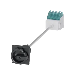 Siemens 3LD2013-0TK51, Sentron 3LD, 16 Amper, 7.5 kW, 3 Kutuplu, Kapı Bağlantılı Ana Şalter, Siyah