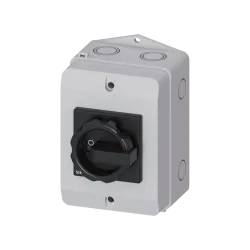 Siemens 3LD2264-0TB51, Sentron 3LD, 32 Amper, 11.5 kW, 3 Kutuplu, Kutulu Ana Şalter, Siyah