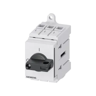 Siemens 3LD3030-0TL11, Sentron 3LD, 16 Amper, 7.5 kW, 4 Kutuplu, Ana Şalter, Siyah