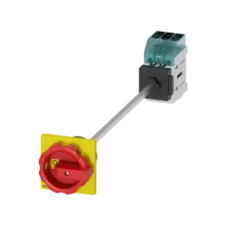 Siemens 3LD3048-0TK53, Sentron 3LD, 16 Amper, 7.5 kW, 3 Kutuplu, Kapı Bağlantılı Emniyet Şalteri, Kırmızı-Sarı