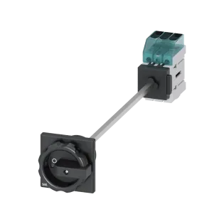 Siemens 3LD3148-0TK51, Sentron 3LD, 25 Amper, 9.0 kW, 3 Kutuplu, Kapı Bağlantılı Ana Şalter, Siyah