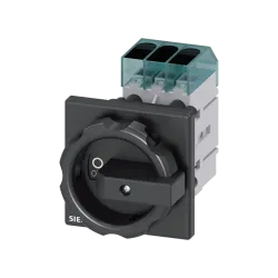 Siemens 3LD3254-0TK51, Sentron 3LD, 32 Amper, 11.5 kW, 3 Kutuplu, Ana Şalter, Siyah